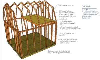 mirrasheds: How to build a shed 8x6