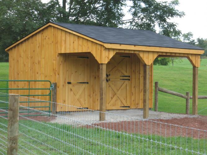Shed Row Horse Barn Plans
