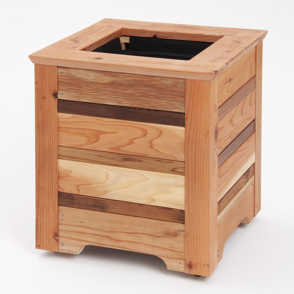 instructions and diagrams for building wooden planter boxes