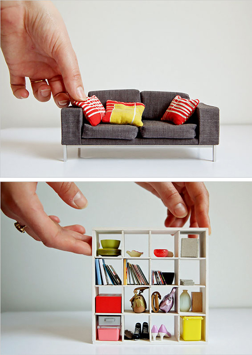 Modern Miniature Dollhouse Furniture