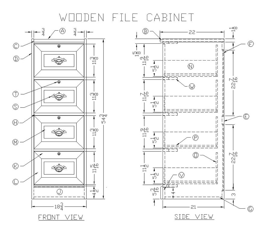 Wood File Cabinet Plans Free