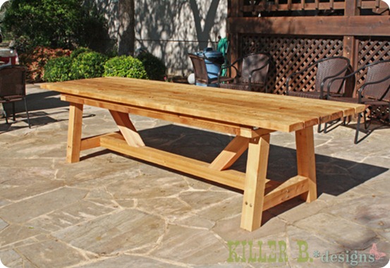 Outdoor Dining Table Woodworking Plans