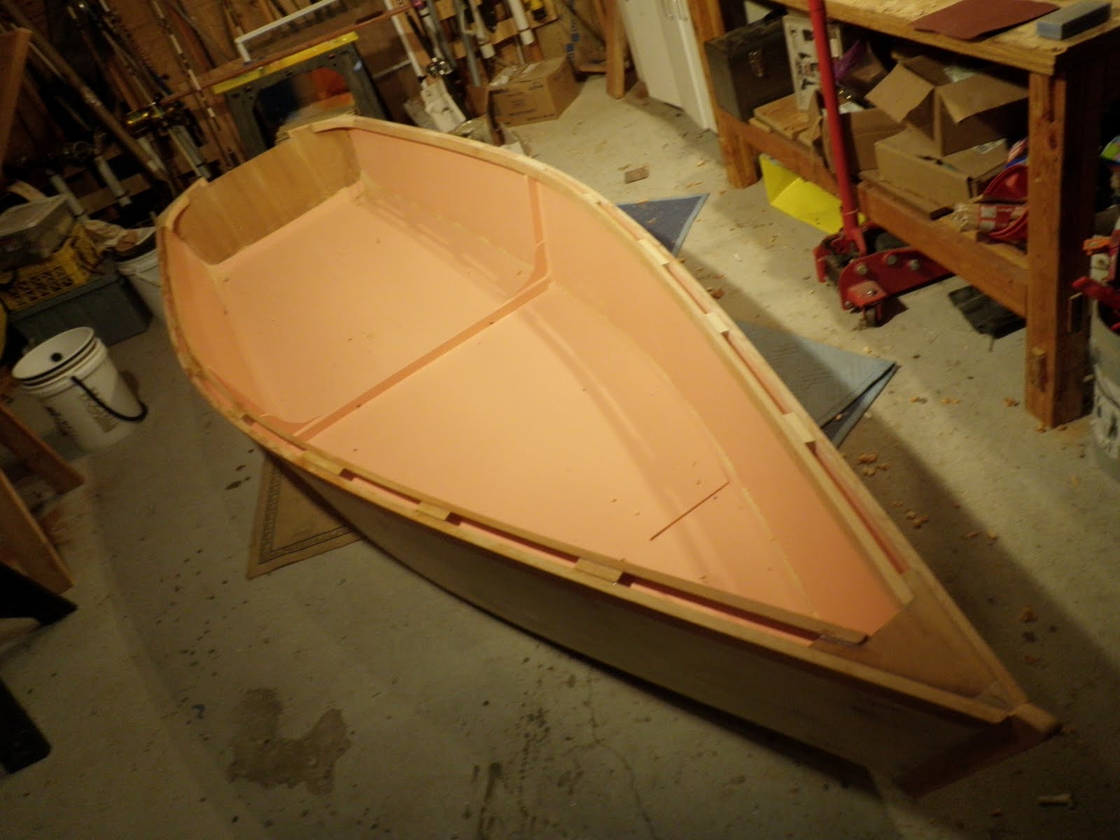 plywood dinghy sailboat