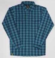 plaid button up shirts-green01