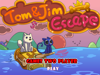 犬と猫のパズルゲーム　Tom&Jim Escape