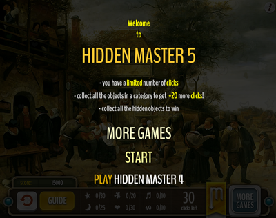 マークを探すパズルゲーム　Hidden Master 5