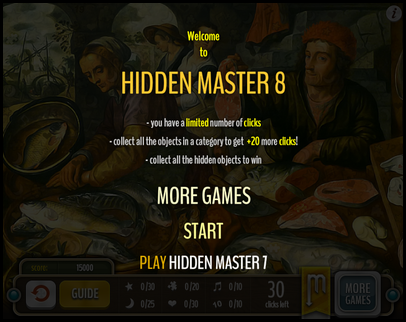 隠されたマークを探し出すパズルゲーム　Hidden Master 8