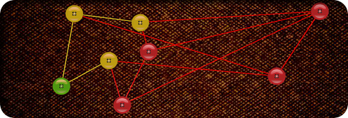 糸の絡まりを解くパズルゲーム　Untangler 1
