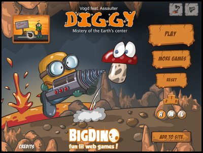 地底探索ゲーム　Diggy