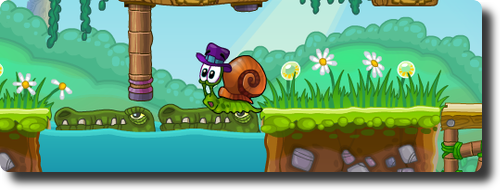 カタツムリを誘導するパズルゲーム　Snail Bob 5：Love Story
