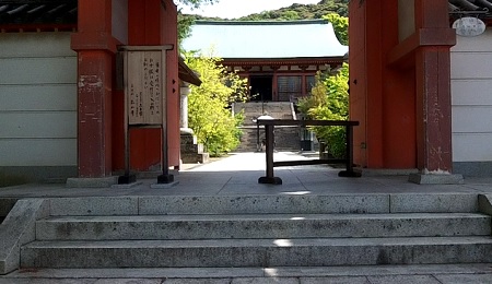 太山寺 中門からの風景