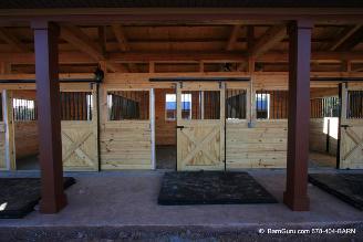Shed Row Horse Barn Plans by 8\'x10\'x12\'x14\'x16\'x18 ...