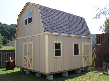 barn shed plans - classic american gambrel - diy barn designs
