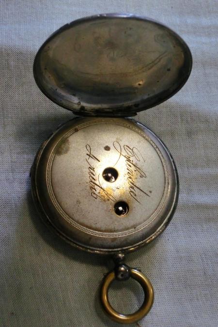 1880年代 銀の鍵巻き懐中時計 ケース付き | MODESHOF