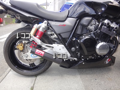 CB400SF nc39 モリワキショート管ワンピースバイク