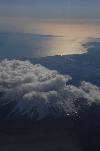 mt fuji from JAL323 on 20090101_s