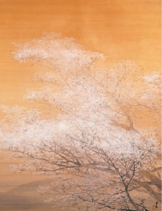都路華香「吉野の桜」（世界三景 雪月花）