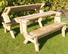 Folding Picnic Table Plans - How To build DIY Woodworking 