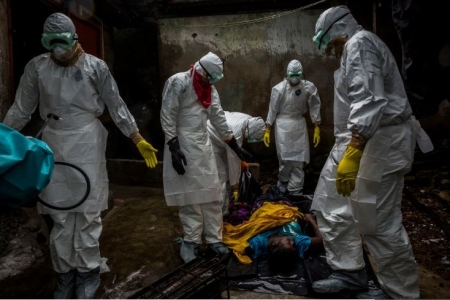 羽田でエボラ感染が疑われたジャーナリストの取材写真